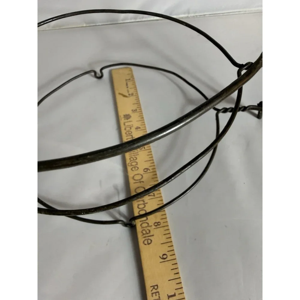 Vintage Twisted Wire Pie Cooling Rack 4-Tier Metal Stand Primitive Farmhouse